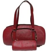 Pre-owned Leather louis-vuitton-bags Louis Vuitton Vintage , Red , Dam...