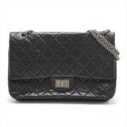 Pre-owned Leather chanel-bags Chanel Vintage , Black , Dames