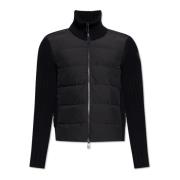 Vest met gewatteerde voorkant Moncler , Black , Heren