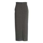 Stijlvolle Grijze Lange Rok Department Five , Gray , Dames