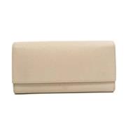 Pre-owned Leather wallets Celine Vintage , Beige , Dames