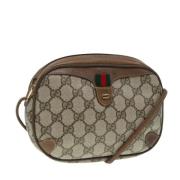 Pre-owned Canvas gucci-bags Gucci Vintage , Beige , Dames