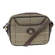 Pre-owned Canvas crossbody-bags Burberry Vintage , Beige , Dames