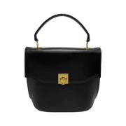 Pre-owned Leather celine-bags Celine Vintage , Black , Dames