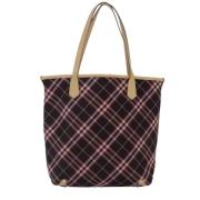 Pre-owned Canvas totes Burberry Vintage , Red , Dames