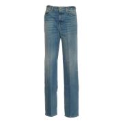 Wide Leg Light Denim Jeans Dondup , Blue , Dames