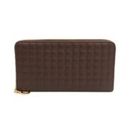 Pre-owned Leather wallets Celine Vintage , Brown , Dames