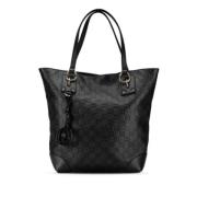 Pre-owned Leather gucci-bags Gucci Vintage , Black , Dames