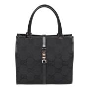 Pre-owned Canvas handbags Gucci Vintage , Black , Dames