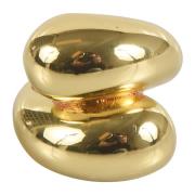 Gouden ring met dubbel brugontwerp Federica Tosi , Yellow , Dames