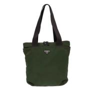 Pre-owned Fabric prada-bags Prada Vintage , Green , Dames