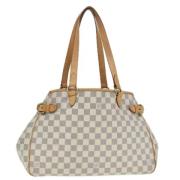 Pre-owned Canvas louis-vuitton-bags Louis Vuitton Vintage , White , Da...