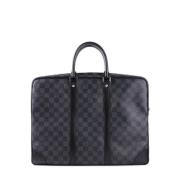 Pre-owned Leather louis-vuitton-bags Louis Vuitton Vintage , Black , H...