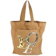 Pre-owned Canvas louis-vuitton-bags Louis Vuitton Vintage , Brown , Da...