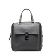 Pre-owned Leather prada-bags Prada Vintage , Gray , Dames