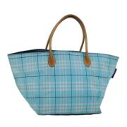 Pre-owned Nylon totes Burberry Vintage , Blue , Dames