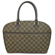 Pre-owned Canvas handbags Louis Vuitton Vintage , Brown , Dames