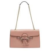 Pre-owned Leather gucci-bags Gucci Vintage , Pink , Dames