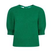 Groene trui met open rug Co'Couture , Green , Dames