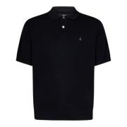 Zwarte T-shirts en Polos met Wit Logo Borduurwerk Stüssy , Black , Her...