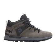 Grijze Sprint Trekker Mid Sneakers Timberland , Gray , Heren