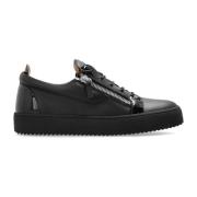 Sneakers met logo Giuseppe Zanotti , Black , Heren