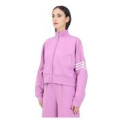 Hoodie met rits Adidas Originals , Pink , Dames