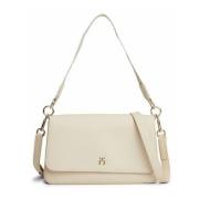 Frisse Schoudertas voor Vrouwen Tommy Hilfiger , Beige , Dames