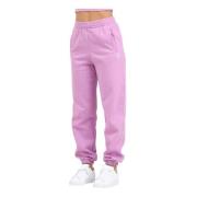 Essentials Fleece Loose Paarse Sportbroek Adidas Originals , Purple , ...