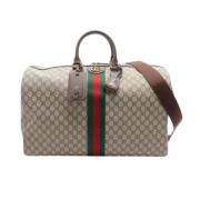 Pre-owned Leather gucci-bags Gucci Vintage , Beige , Dames