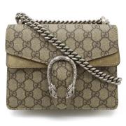 Pre-owned Plastic gucci-bags Gucci Vintage , Beige , Dames