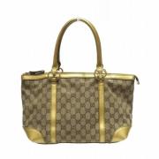 Pre-owned Leather gucci-bags Gucci Vintage , Brown , Dames