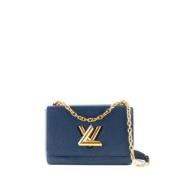 Pre-owned Leather louis-vuitton-bags Louis Vuitton Vintage , Blue , Da...