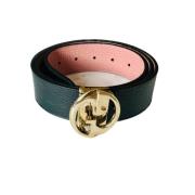 Pre-owned Leather belts Gucci Vintage , Black , Dames