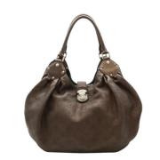 Pre-owned Leather louis-vuitton-bags Louis Vuitton Vintage , Brown , D...