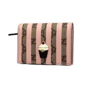 Pre-owned Canvas wallets Gucci Vintage , Pink , Dames