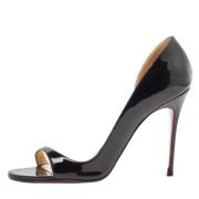 Pre-owned Leather heels Christian Louboutin Pre-owned , Black , Dames