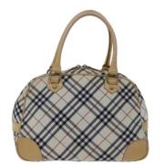 Pre-owned Fabric handbags Burberry Vintage , Beige , Dames