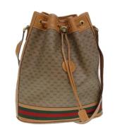 Pre-owned Leather gucci-bags Gucci Vintage , Brown , Dames