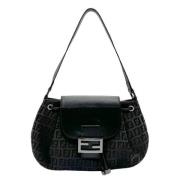 Pre-owned Canvas fendi-bags Fendi Vintage , Black , Dames