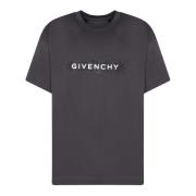 Zwarte T-shirts & Polos Aw24 Givenchy , Black , Heren