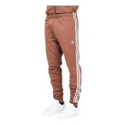 Bruine Sportieve Classics SST Broek Adidas Originals , Brown , Heren