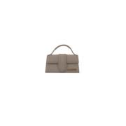 Pre-owned Leather handbags Jacquemus Pre-owned , Gray , Dames