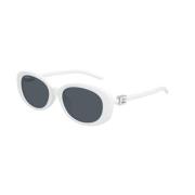 Wit Grijs Zonnebril Gg1684Sa Model Gucci , White , Dames