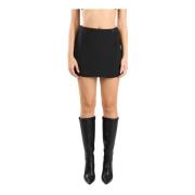 Wollen Wrap Shorts Twinset , Black , Dames