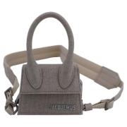 Pre-owned Canvas handbags Jacquemus Pre-owned , Gray , Dames