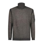 Turtle Neck Gebreide Trui C.p. Company , Brown , Heren