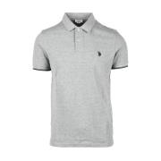 Klassiek Polo Shirt voor Mannen U.s. Polo Assn. , Gray , Heren