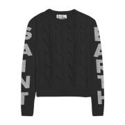 Crewneck Trui MC2 Saint Barth , Black , Dames