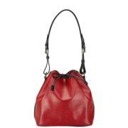 Pre-owned Leather louis-vuitton-bags Louis Vuitton Vintage , Red , Dam...